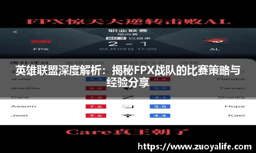 英雄联盟深度解析：揭秘FPX战队的比赛策略与经验分享